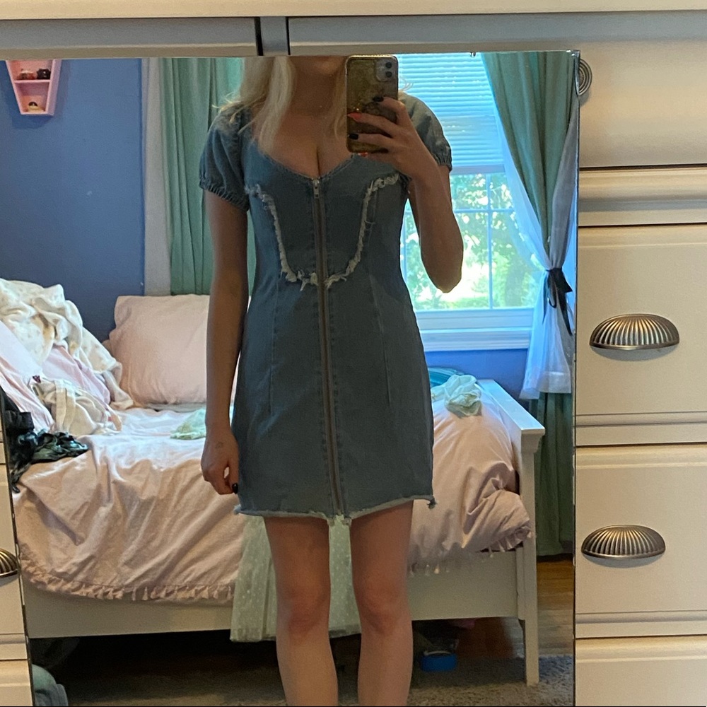 Denim dress